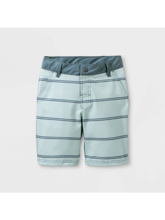 art class Other - Art Class Boys Striped Hybrid Swim Shorts Light Blue 12 Husky Size 12